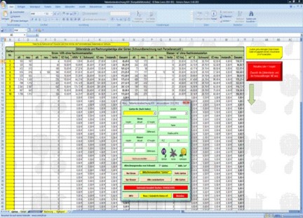 Nebenkostenabrechnung KGV Excel